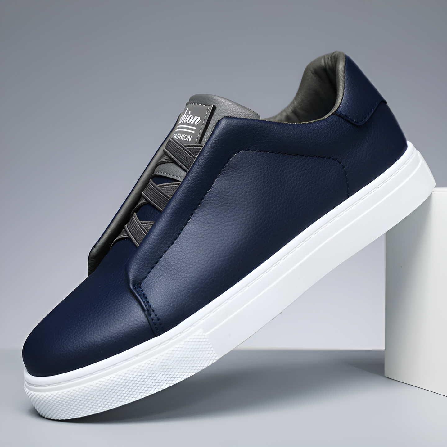Kimi - Elegante Klassische Lederschuhe für Herren Blau