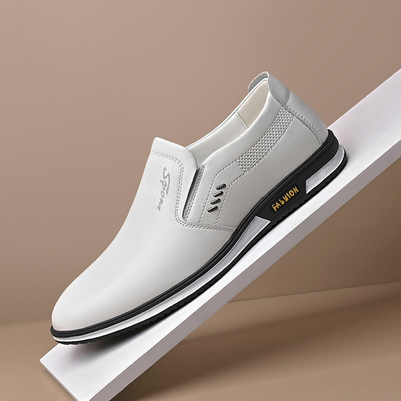 Klaus - Elegante Herren Lederschuhe in Farbvielfalt Weiß