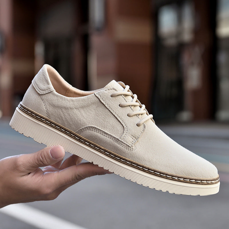 Klaus - Herren Klassischer Sneaker Beige