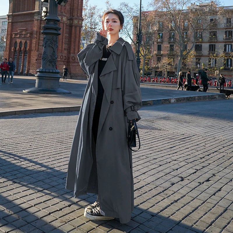 Hannelore – Langer Mantel für Frauen Elegant Zeitlos