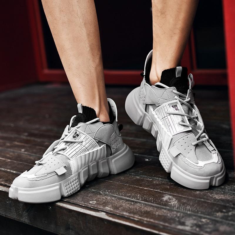 Kristian - Stylische Herren Sneaker mit Farbakzenten Grau