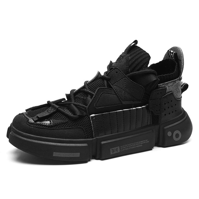 Kristian - Stylische Herren Sneaker mit Farbakzenten Schwarz