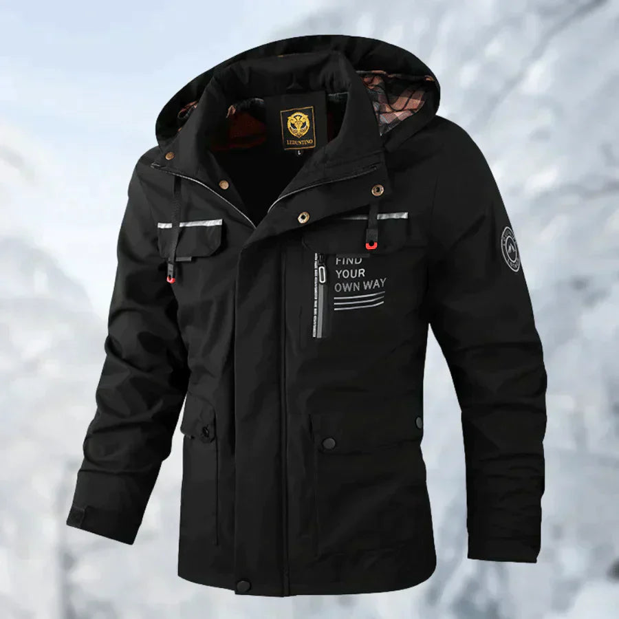 Laszlo - Herrenjacke Winterfest & Trocken Schwarz
