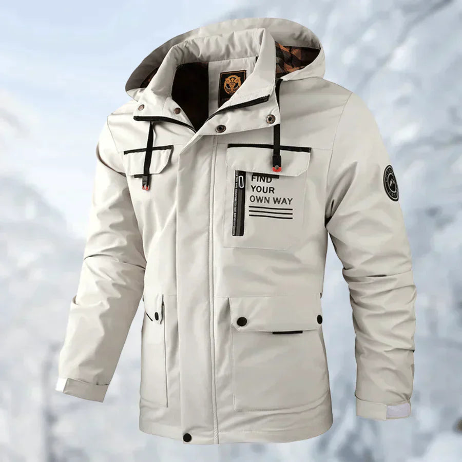 Laszlo - Herrenjacke Winterfest & Trocken Weiß