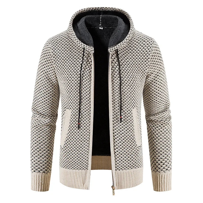 Laurin – Premium Strickjacke für Herren Beige