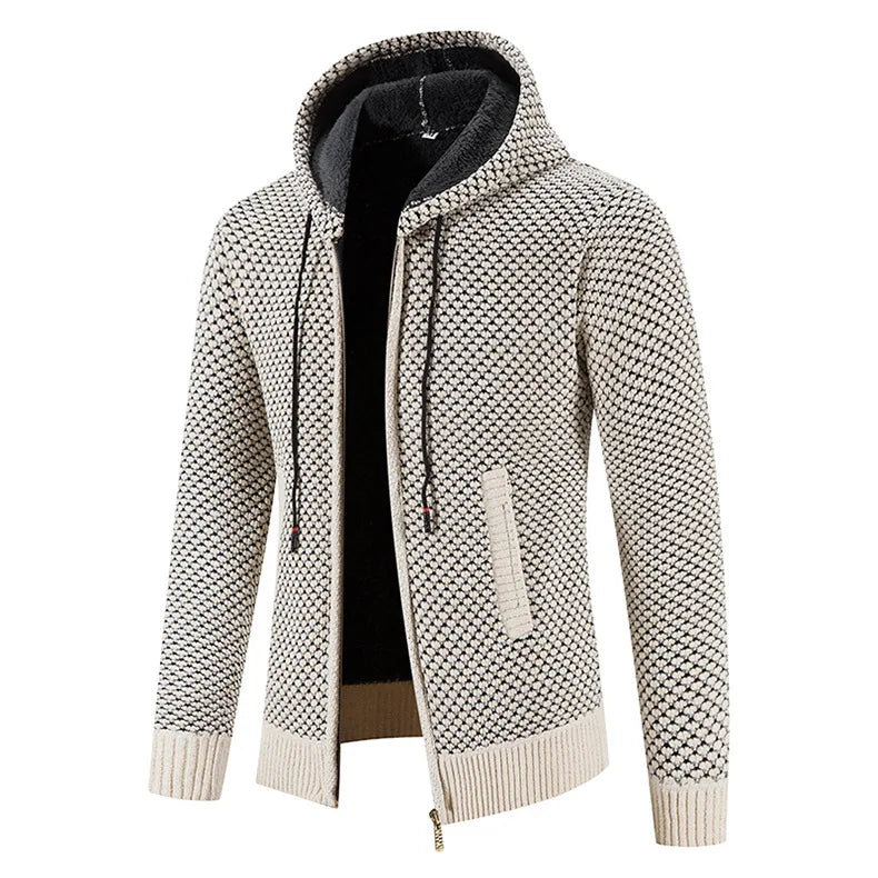 Laurin – Premium Strickjacke für Herren Beige