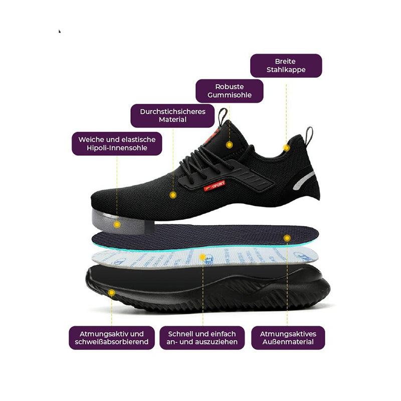 Birkhild - Langlebige leichte Herren Sicherheitsschuhe Arbeit