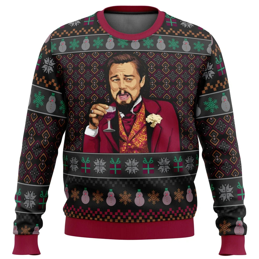 Lennard – Weihnachtspullover für Herren Rot