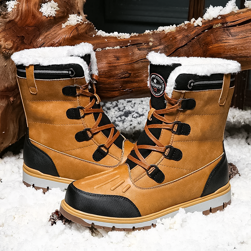 Lennart – Wetterfeste & isolierte Herren-Stiefel Beige