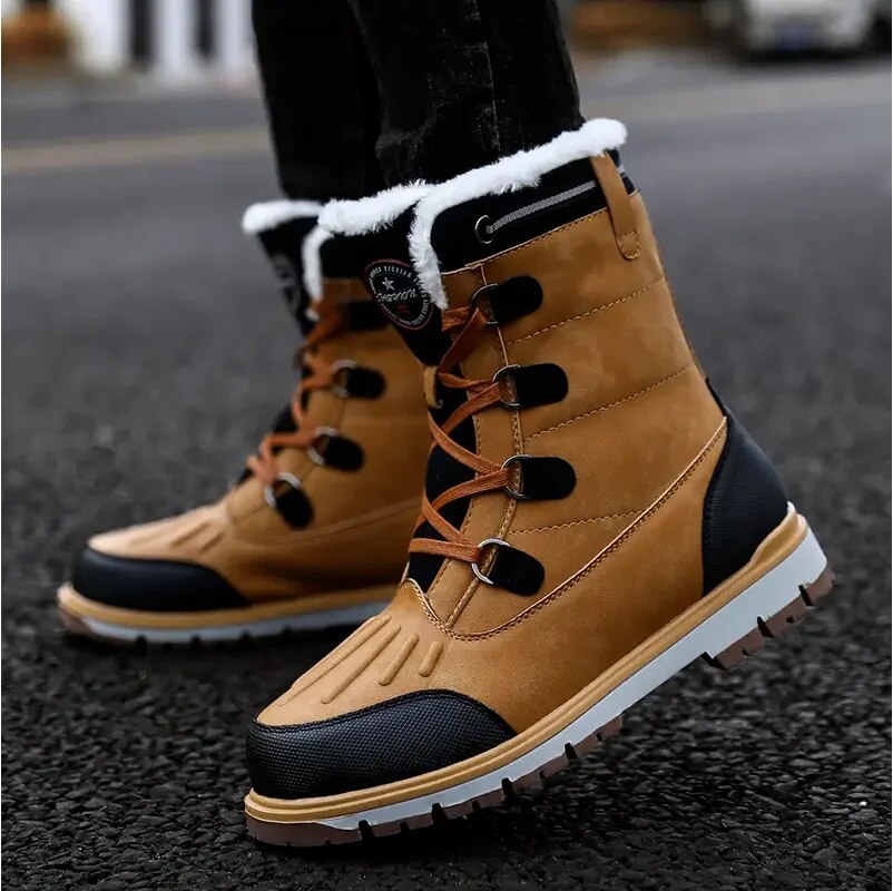 Lennart – Wetterfeste & isolierte Herren-Stiefel Beige