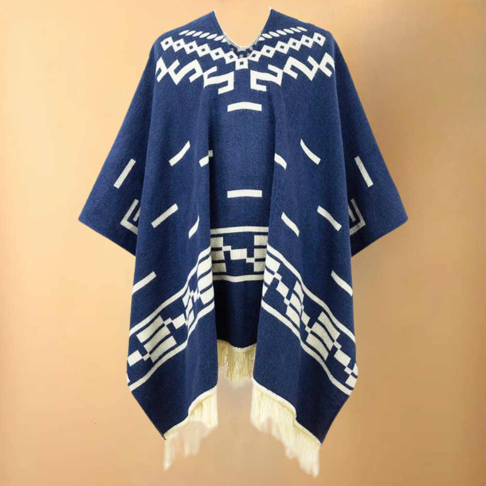 Georg – Zeitloser Winter-Poncho Für Herren