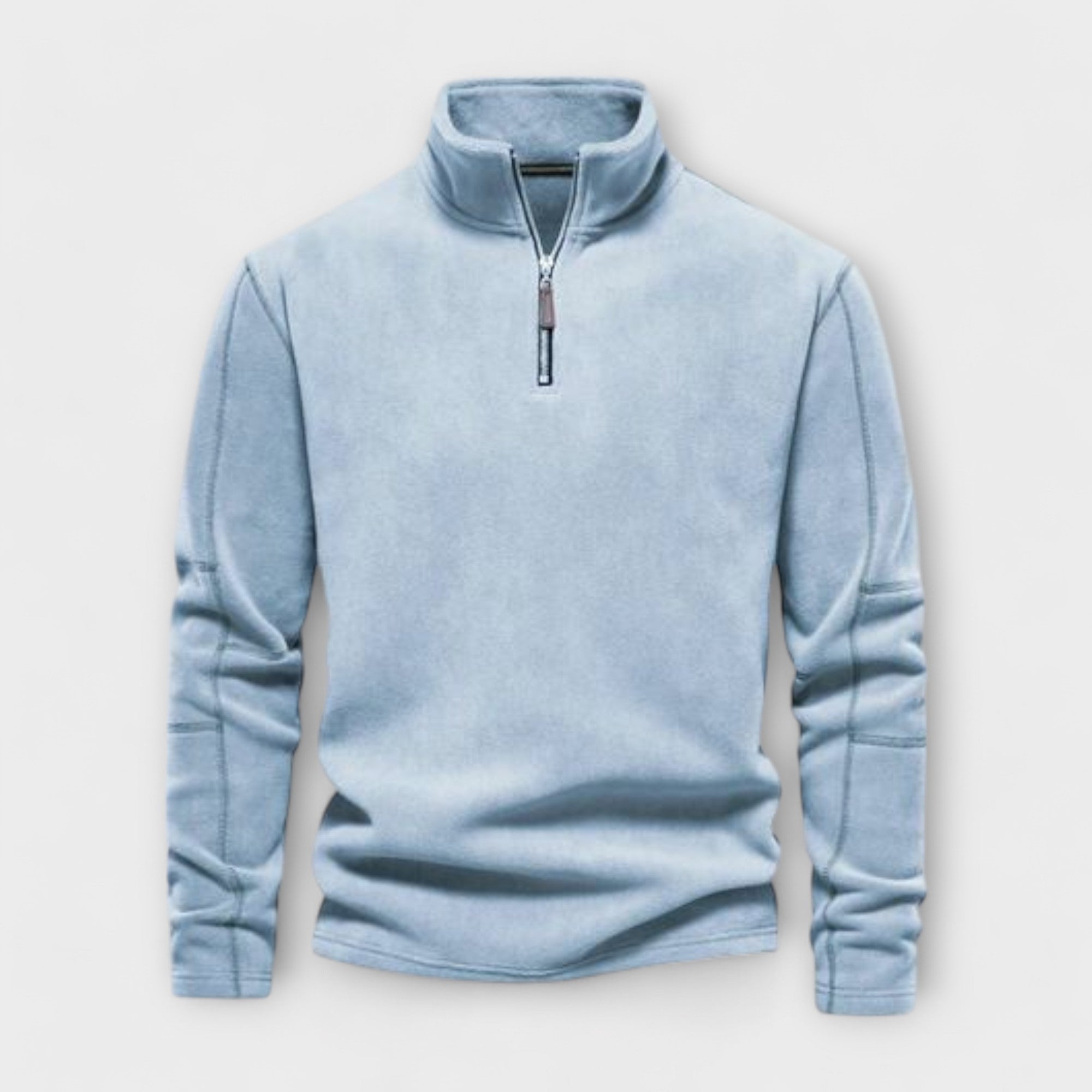 Liron – Warmer & weicher Fleece-Pullover für Herren Hellblau