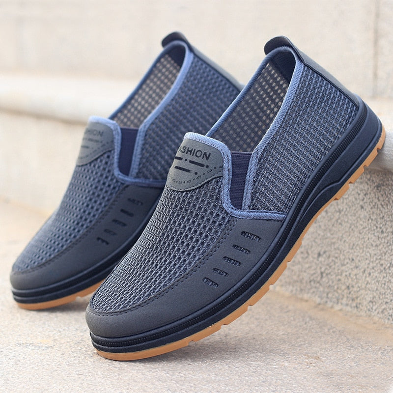 Luc- Atmungsaktive Mesh Sneaker Blau