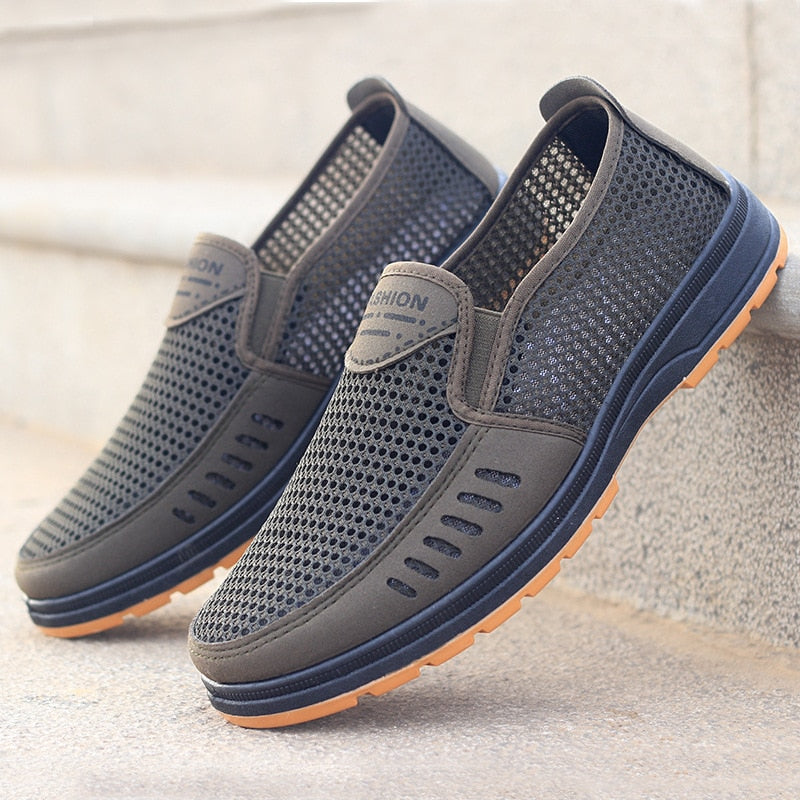 Luc- Atmungsaktive Mesh Sneaker Blau 1