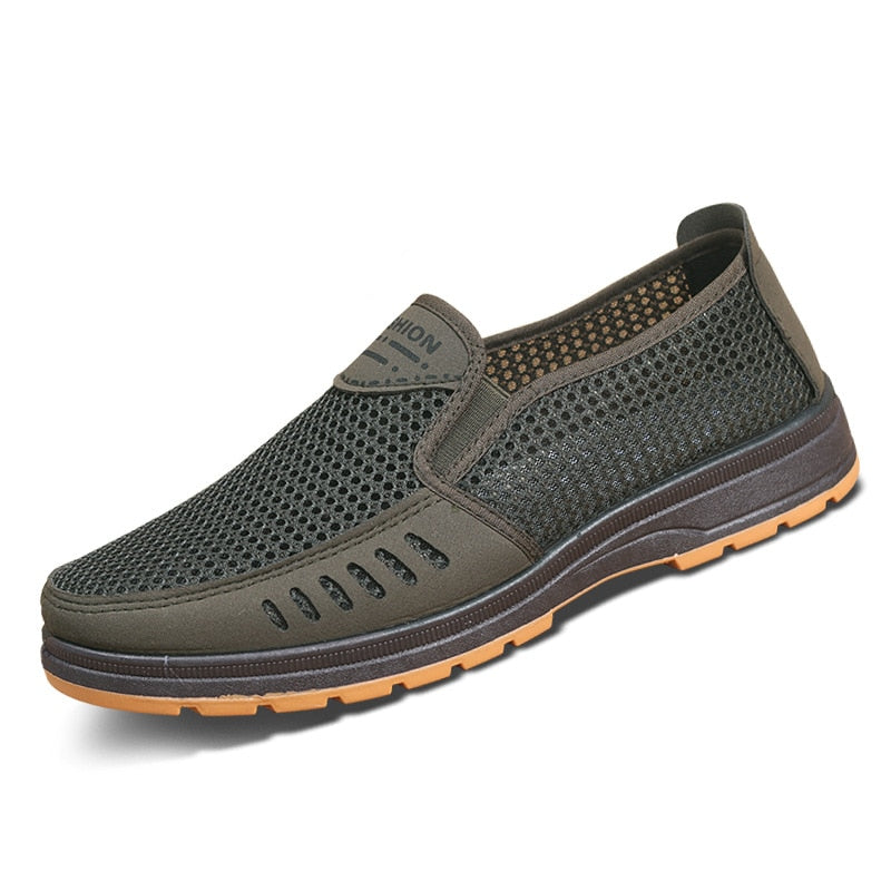 Luc- Atmungsaktive Mesh Sneaker Grün