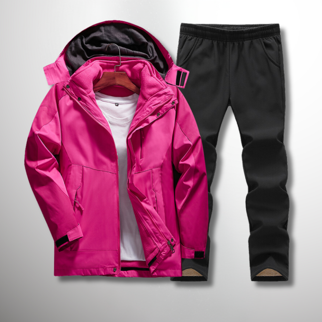 Luisa – 3-in-1 Outdoor-Set für Damen Purpur