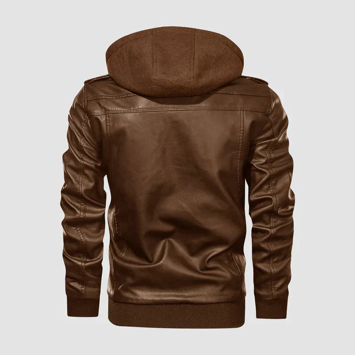 Klemens - Herren Leder Motorradjacke Biker Stil