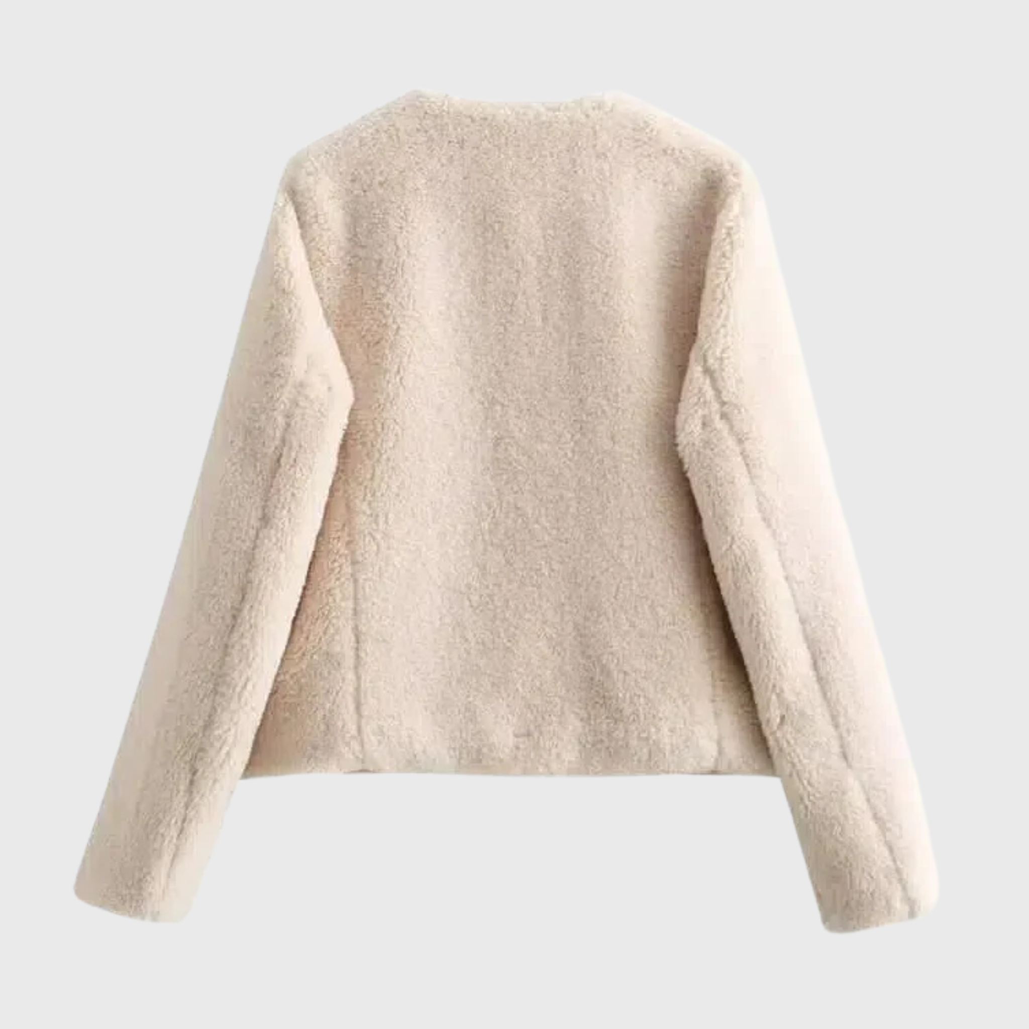 Astrid – Kuschelige Jacke Mit Knebelverschluss