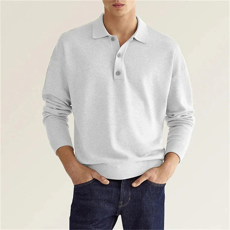 Minos – Baumwoll-Poloshirt für Herren Weiß