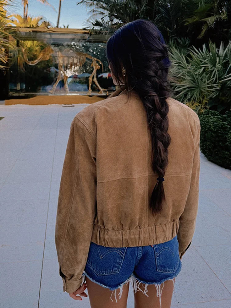 Stephanie – Kurze Lässige Jacke Für Frühling Und Herbst