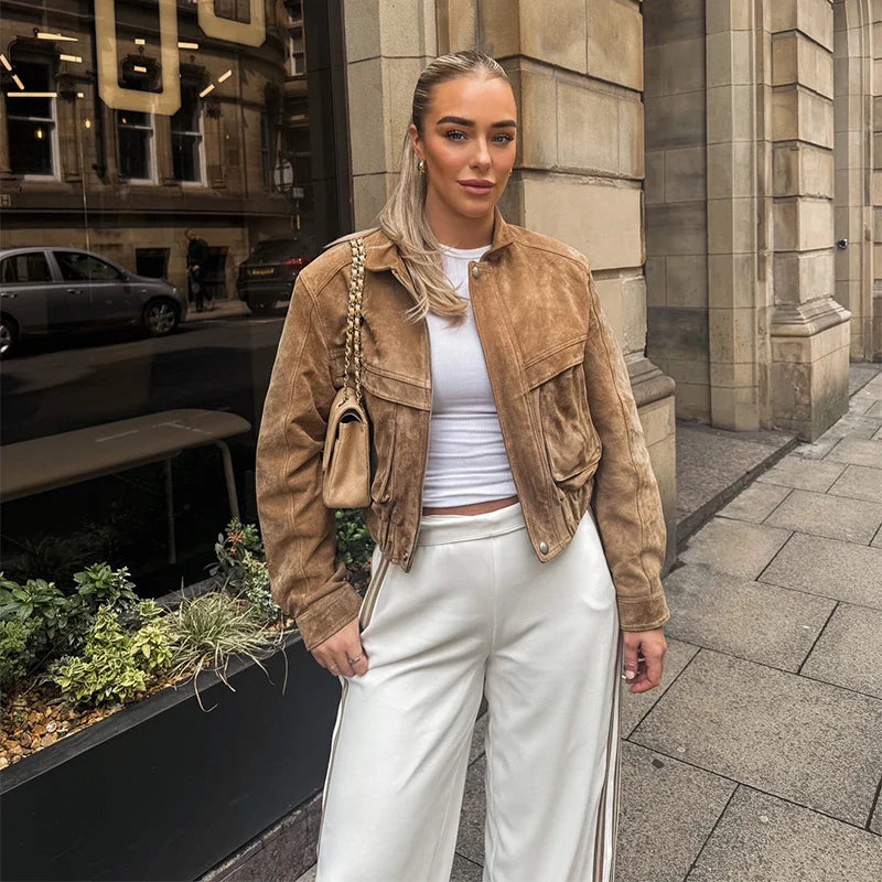 Stephanie – Kurze Lässige Jacke Für Frühling Und Herbst