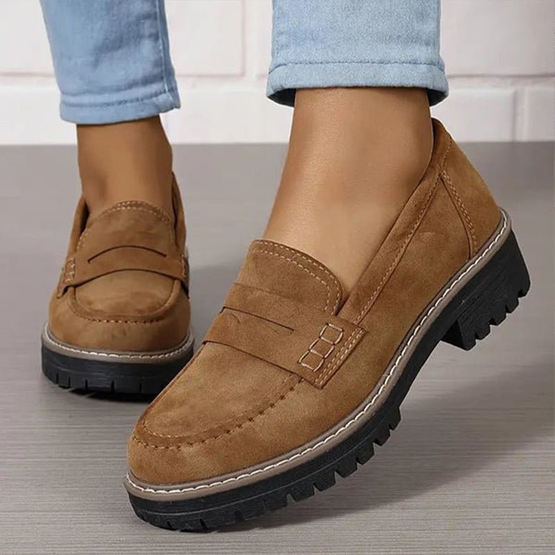 Monika – Edle Wildleder-Loafer braun