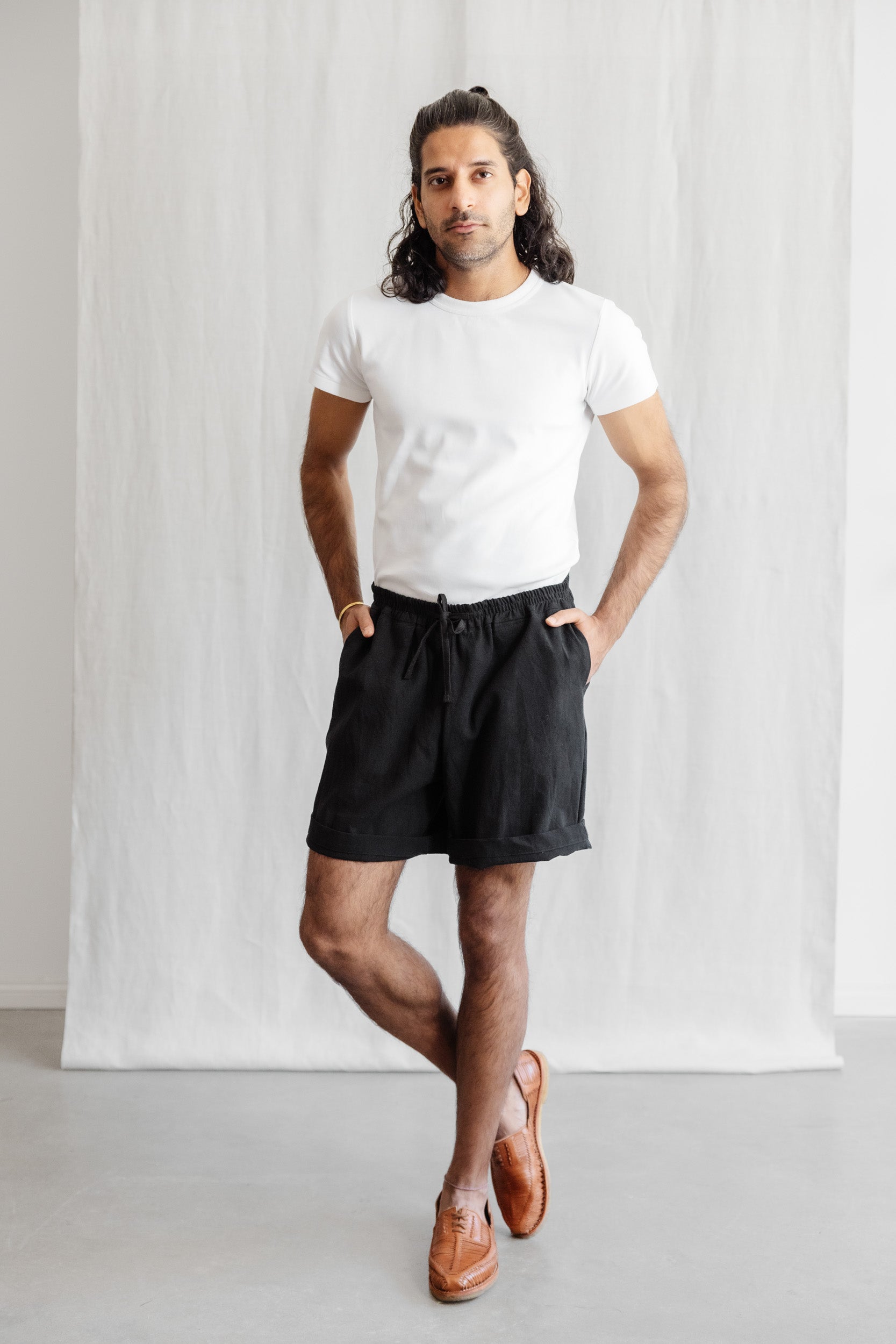 Nestor- Bio Baumwoll Shorts Jhanvi Schwarz 2
