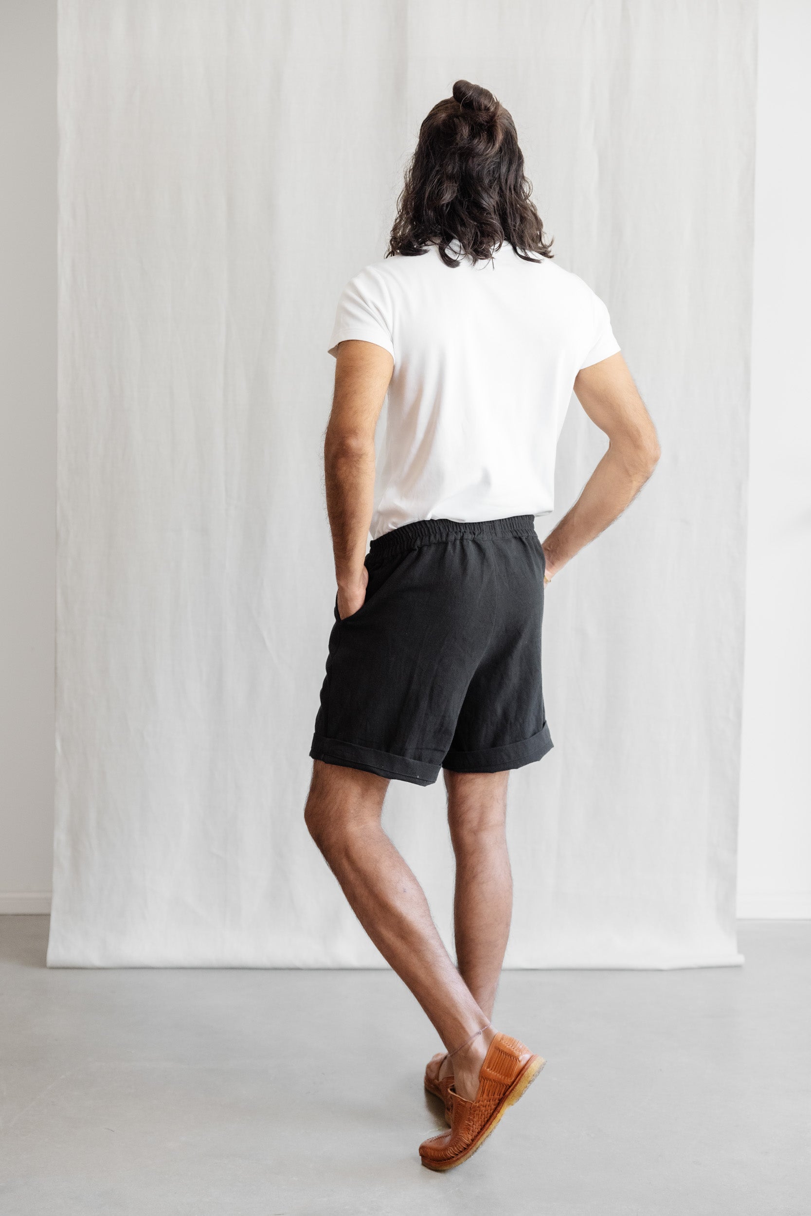Nestor- Bio Baumwoll Shorts Jhanvi Schwarz 4