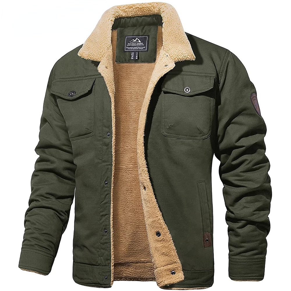 Nikolas – Herren Bomberjacke Stylisch Modern Bequem Grün