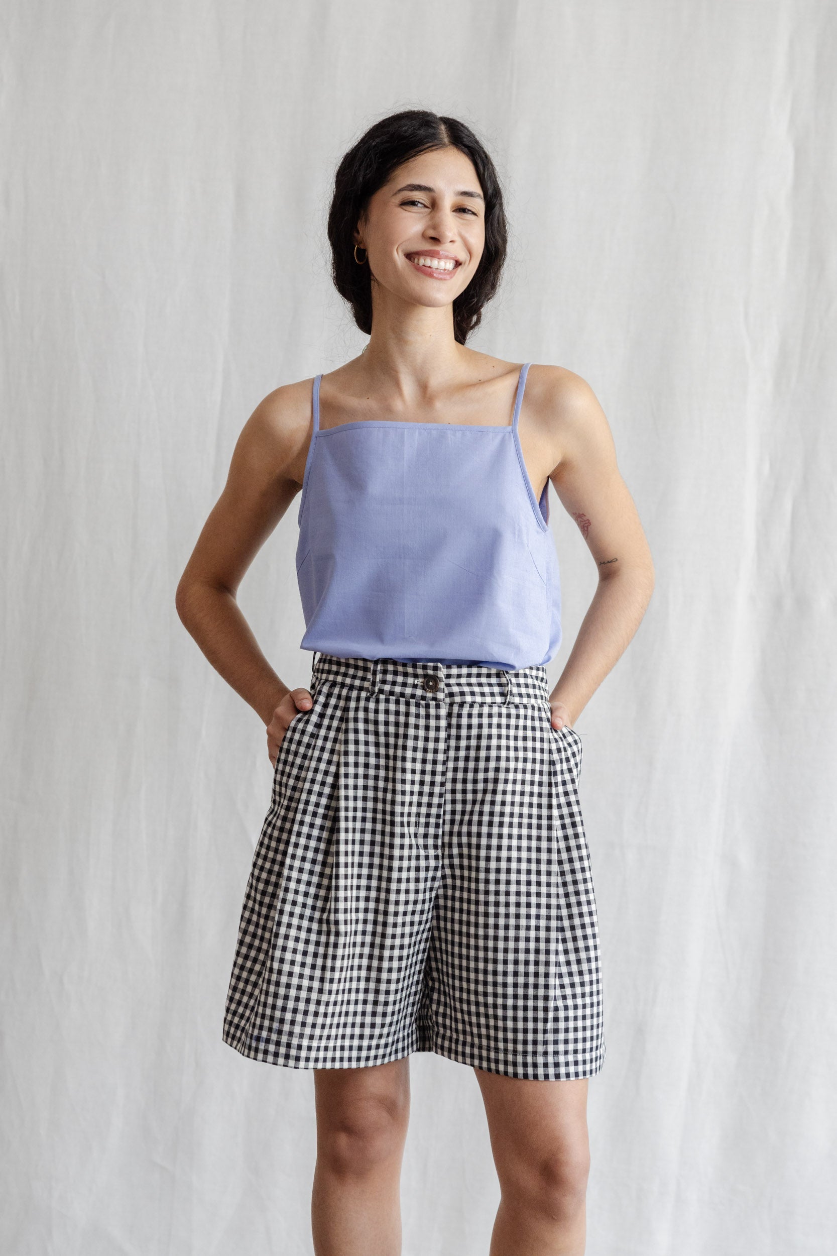 Norma- Bio Baumwoll Shorts Kamala Kariert checkered