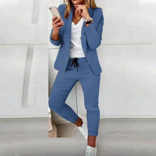 Gemma - Damen Blazer+Hose Set Outfit