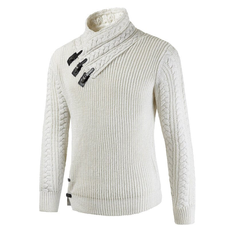 Octavian - Luxe Kaschmir Pullover für Herren Beige