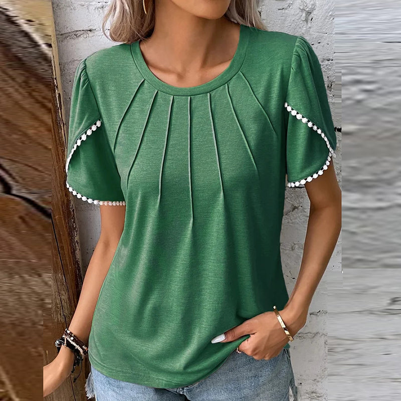 Ona - Elegante Bluse für Damen Grun