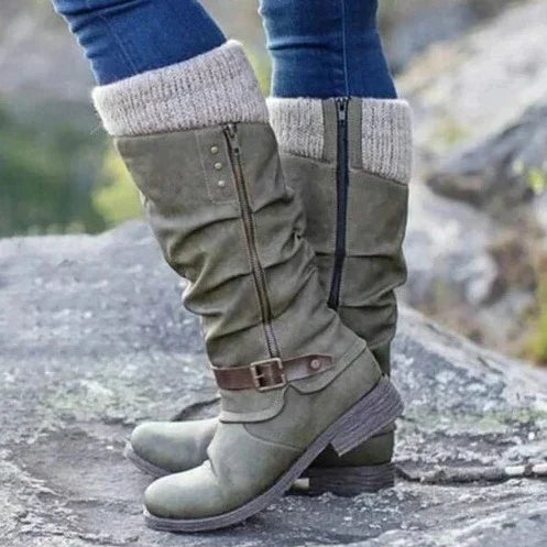 Ondina - Orthopädische Stiefel für Damen Grün