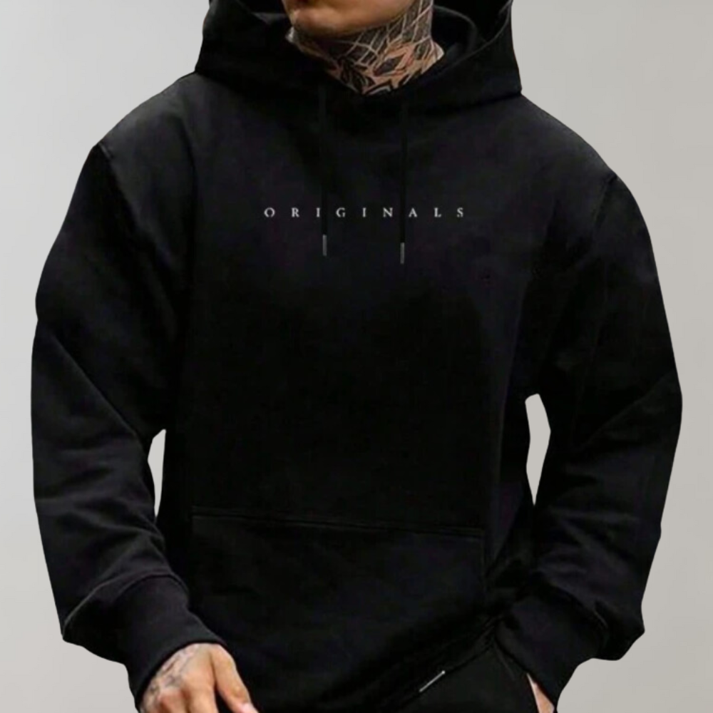 Orland - Modischer Herren Hoodie Schwarz