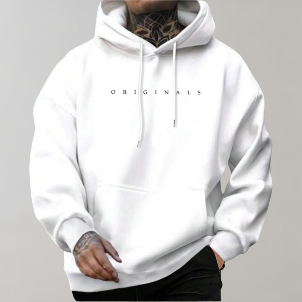 Orland - Modischer Herren Hoodie Weiß