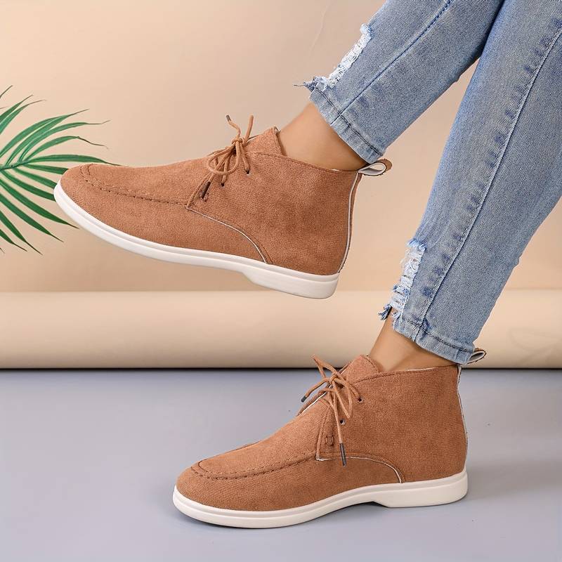 Perrysa - Schicke Lederschuhe Braun