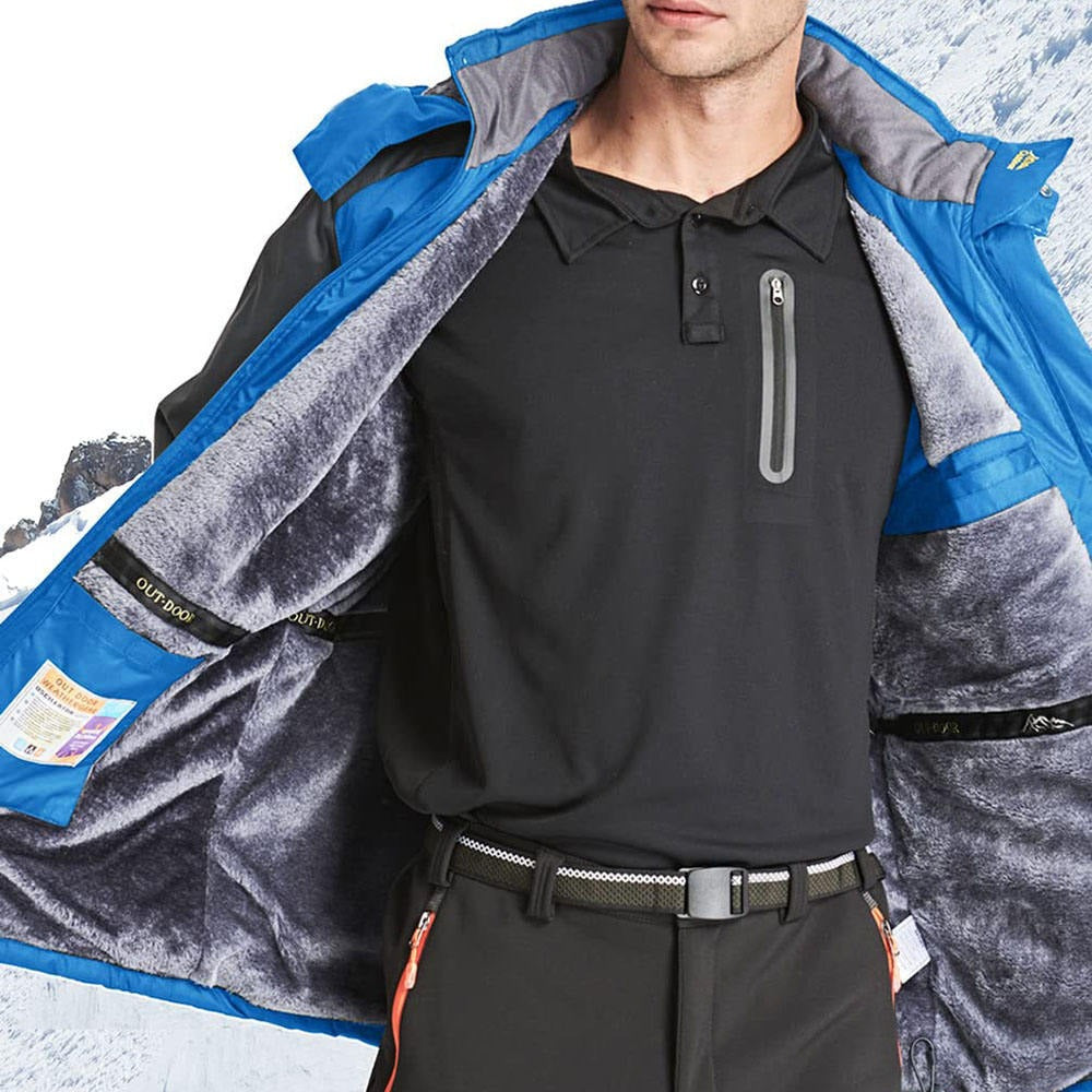 Pier - Wasserdichte Winterjacke Blau 1