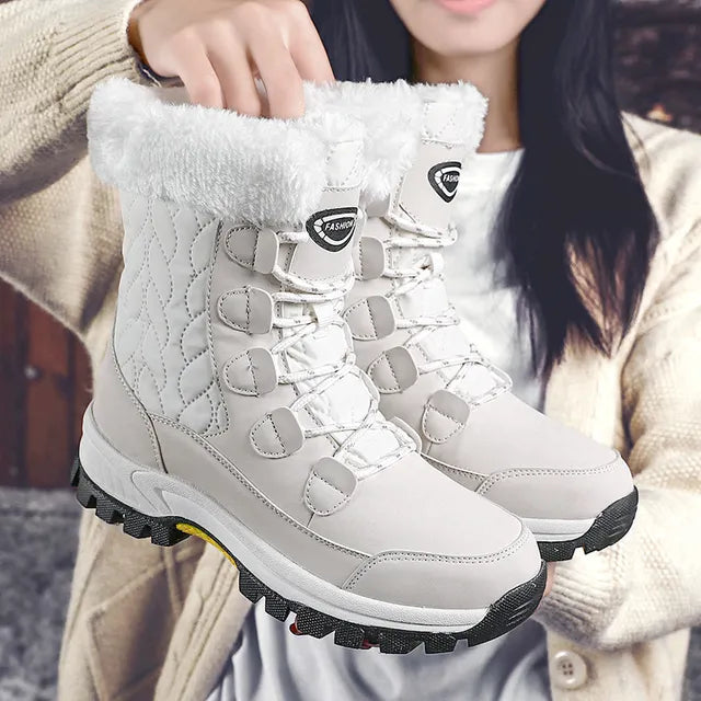 Primula - Klassische Schneestiefel für Damen Beige