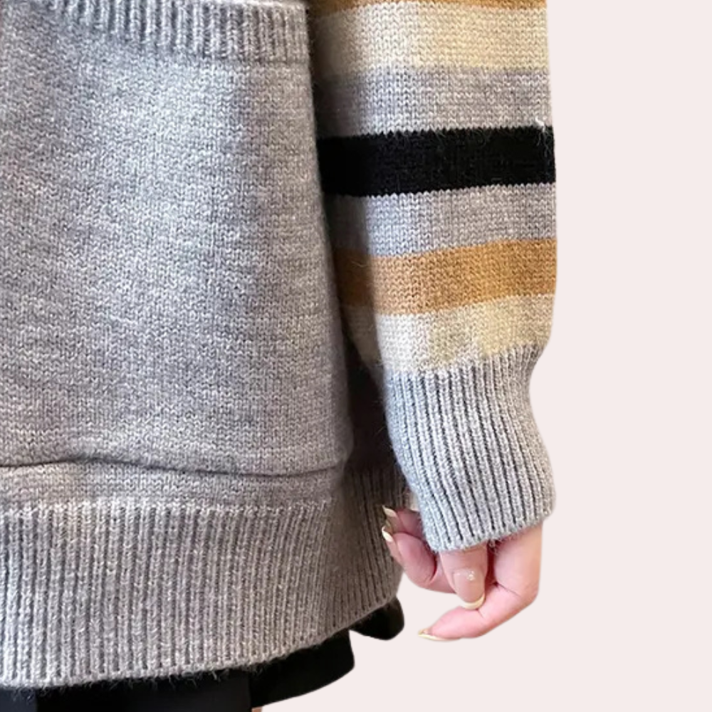 Priska – Praktische Strickjacke Mit Kapuze