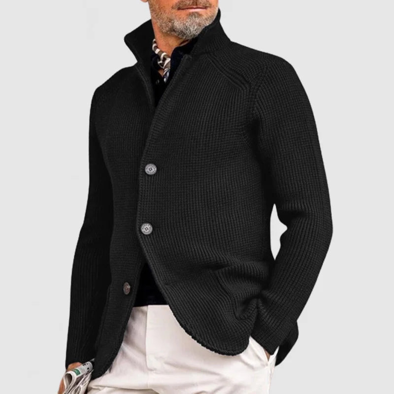 Quiriel - Warme luxuriöse Herren Jacke Schwarz