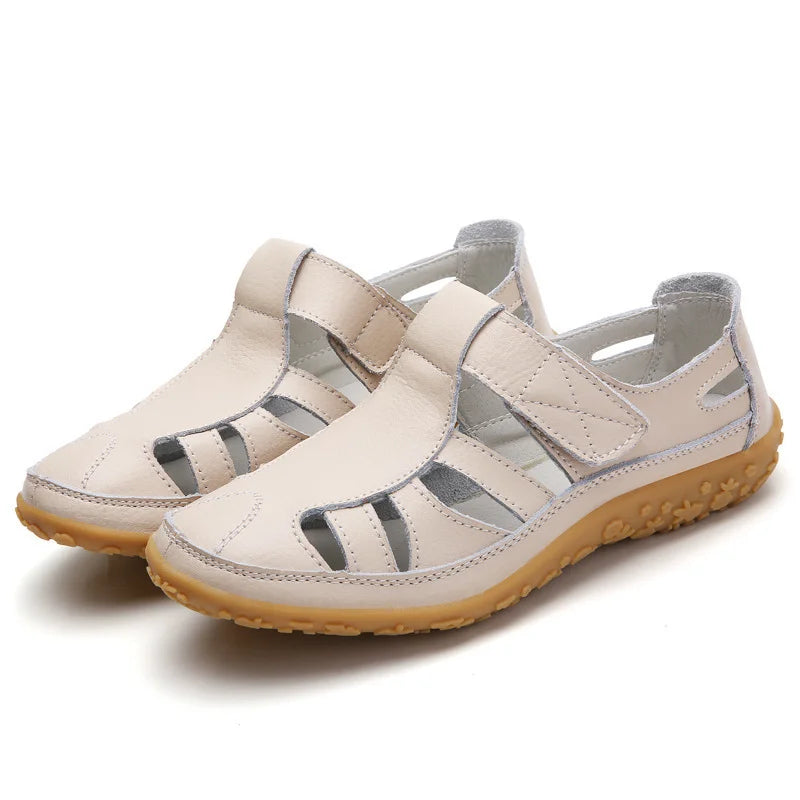 Ragnar - Orthopädische Retro-Sandalen Aprikose