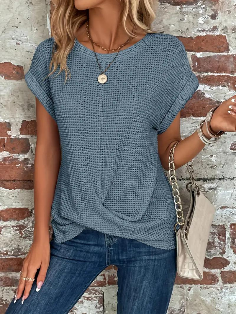 Ruth - Damen T-Shirt Modisch Blau