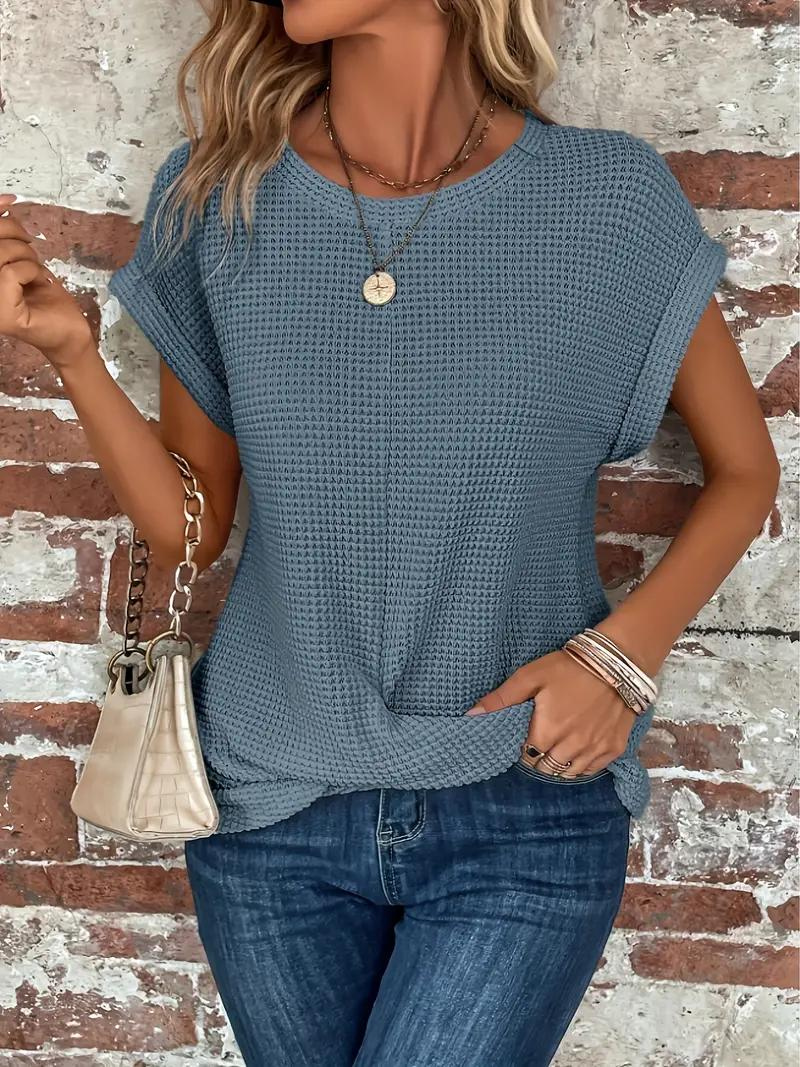 Ruth - Damen T-Shirt Modisch Blau 2