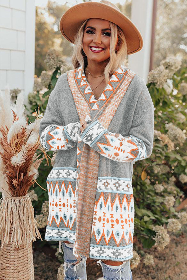 Julissa - Halb-langer gestrickter Damen-Cardigan