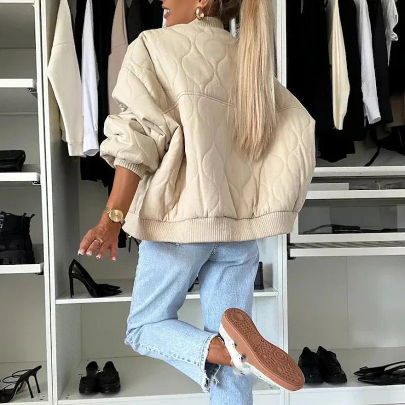 Doris – Warme, gesteppte Bomberjacke