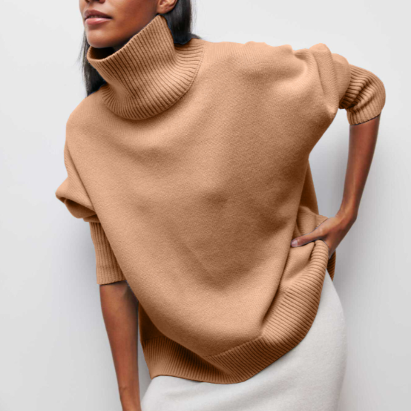 Orlanda - Rollkragenpullover gestrickt für Damen