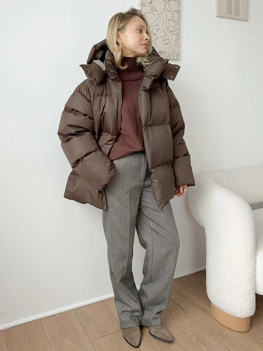 Addie - Cozy Jacke Dunkelbraun