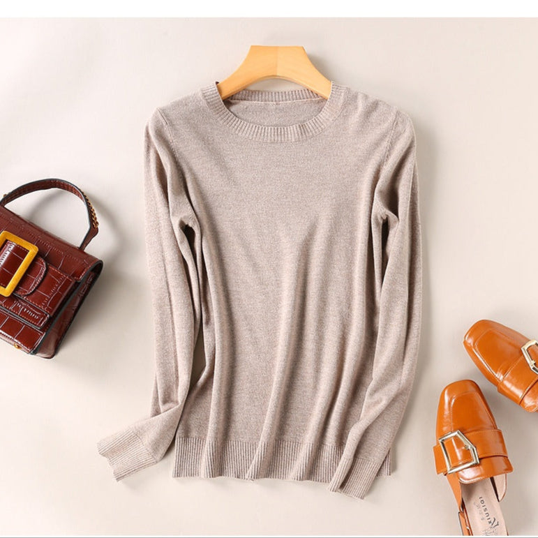 Dalia – Klassischer Pullover mit Rundhalsausschnitt