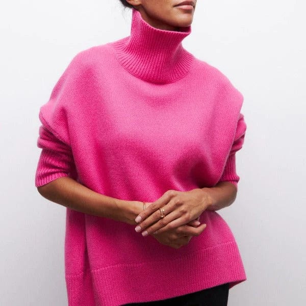 Elora – Oversize-Rollkragenpullover